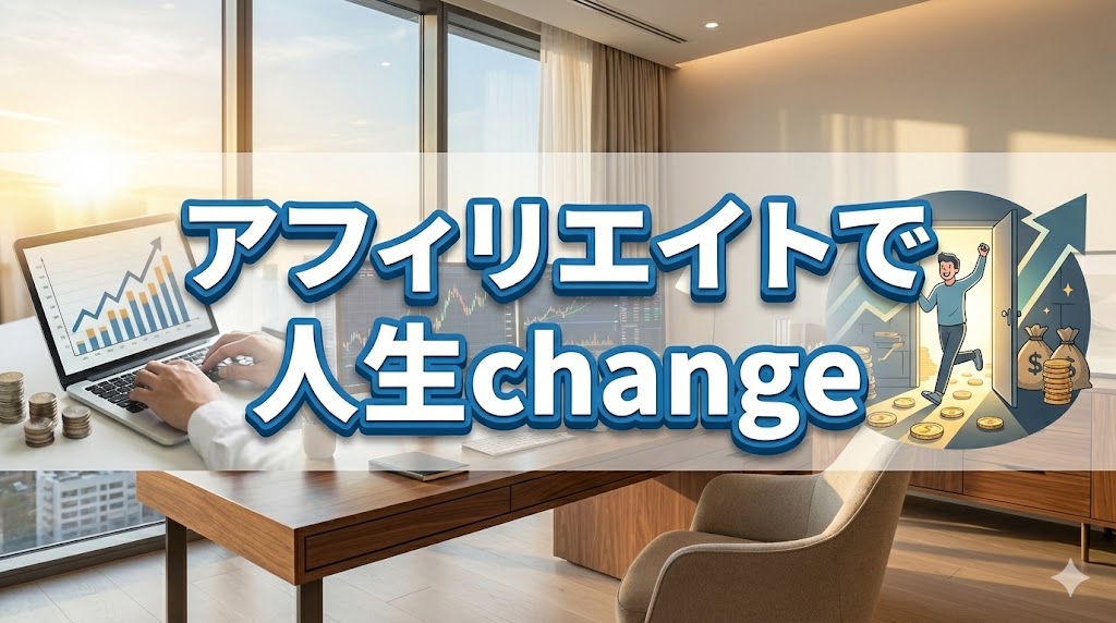 アフィリエイトが人生を変える事も